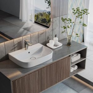 Mẫu Bàn Đá Chậu Rửa Mặt Đẹp, Có Độ Bền Cao