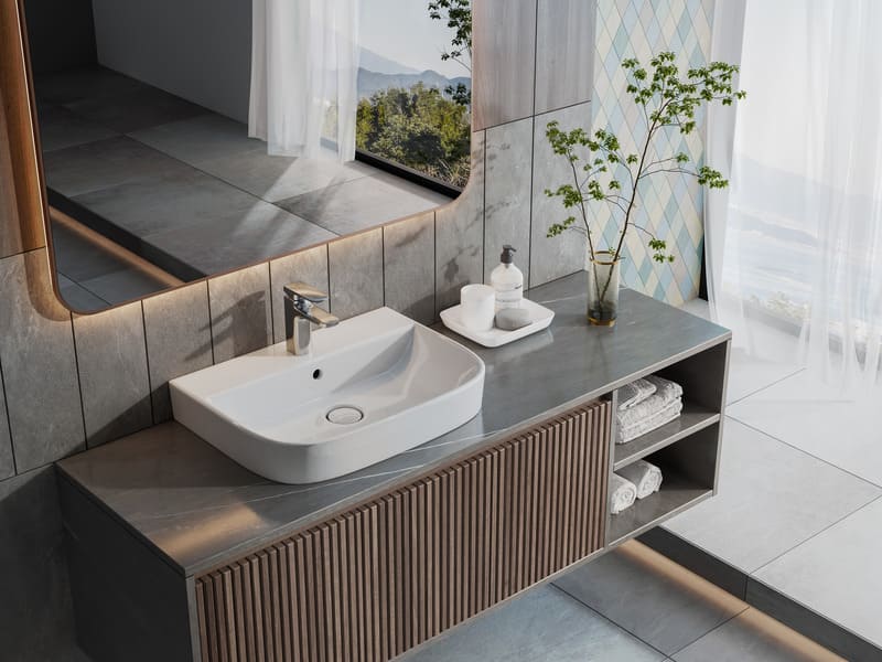 Mẫu Bàn Đá Chậu Rửa Mặt Đẹp, Có Độ Bền Cao